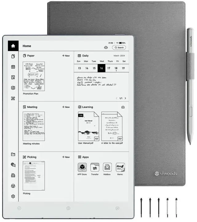 Main image of AiPaper Carta 1300 AI E Ink Tablet, 10.65'' 300PPI Electronic Notebook with Pen, Ultra-Thin 4.5mm, Lightweight 370g, 128GB Note-Taking Device