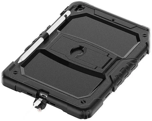 Alt view image 4 of 5 - Sahara - Raider Series Heavy-Duty Case for iPad 10.2 (7th, 8th, 9th Generation 2021), Scorpion Black, (TB00079)