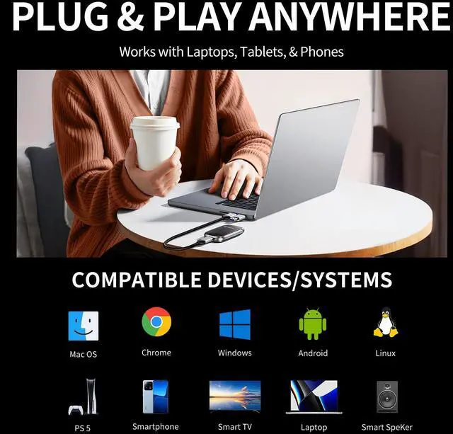 Alt view image 5 of 5 - PHIXERO P20 External Portable SSD 512GB,up to 2050Mb/s,External Solid State Drives with 2 in 1 USB C Cable with LED Indicator,USB 3.2 Gen 2 Portable Hard Drive for iPhone 15/16 PRO, Mac, PC & Laptops