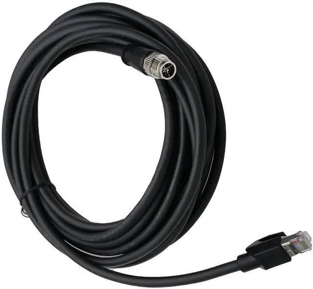 Alt view image 4 of 5 - ZBLZGP M12 X-Code 8 Pin to RJ45 Ethernet Cable for Cognex Industrial Cameras,Shielded High Flexible Waterproof Network Cable (5M)