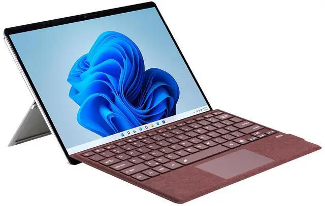 Main image of mobee Type Cover for Microsoft Surface Pro 7+/ Pro 7 / Pro 6 / Pro 5 / Pro 4 / Pro 3, Bluetooch Type Keyboard with Multi-Touch Trackpad, Ultra Silm (Wine with Backlit)