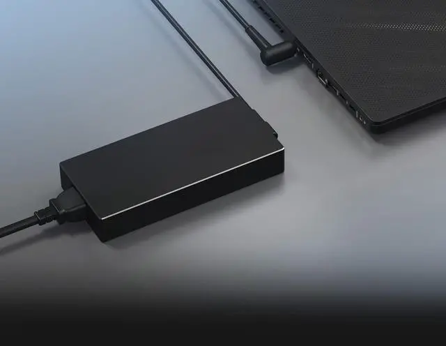 Alt view image 3 of 5 - Slim 180W Genuine Charger for Asus Zephyrus G15 GA502 GA502D GA502DU GA502I GA502IU GA502DU-BR7N6 GA502DU-ES74 GA502DU-PB73 GA502DU-WB73 GA502IU-ES76 Gaming Laptop 20V 9A Power Supply Adapter Cord