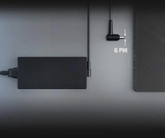 Alt view image 4 of 5 - Slim 180W Genuine Charger for Asus Zephyrus G15 GA502 GA502D GA502DU GA502I GA502IU GA502DU-BR7N6 GA502DU-ES74 GA502DU-PB73 GA502DU-WB73 GA502IU-ES76 Gaming Laptop 20V 9A Power Supply Adapter Cord