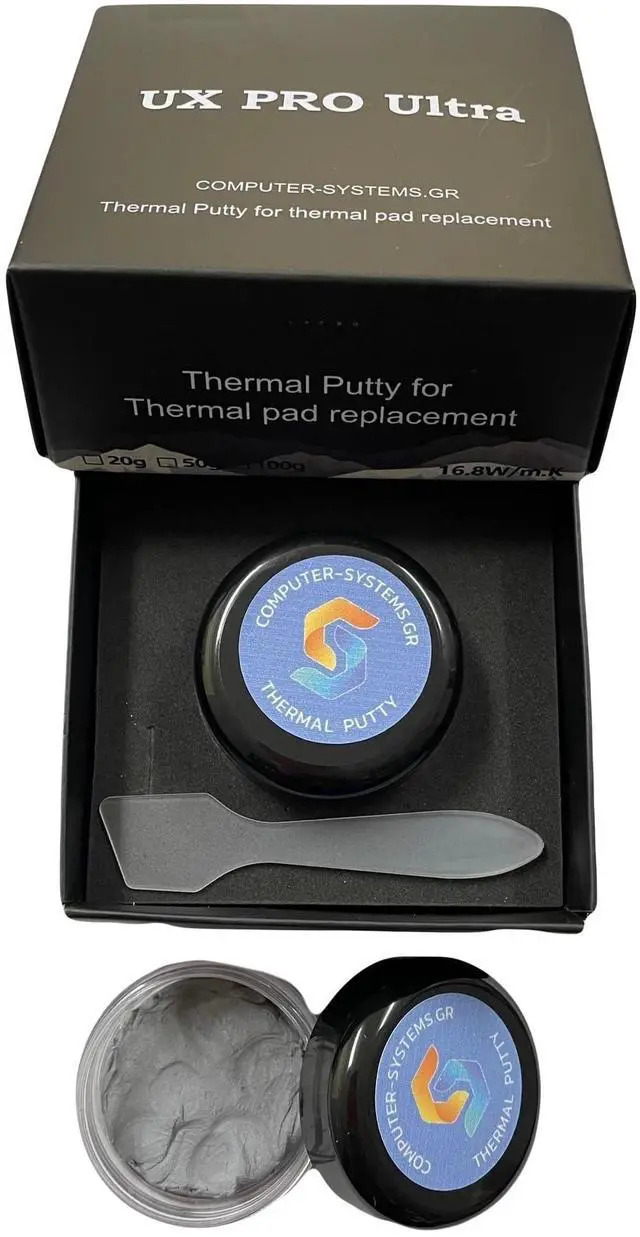Alt view image 4 of 5 - Original UX PRO Ultra 16.8 W/m.K 50g Thermal Putty VGA GPU IC Processor Cooling Thermal Pad CSGR