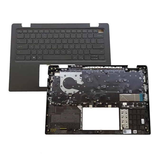 Alt view image 3 of 5 - 02RM93 2RM93 04PX9K 4PX9K Replacement for Dell Latitude 14 3420 E3420 Laptop Upper Top Cover Case Palmrest Not-Backlit US Keyboard Assembly Part Black