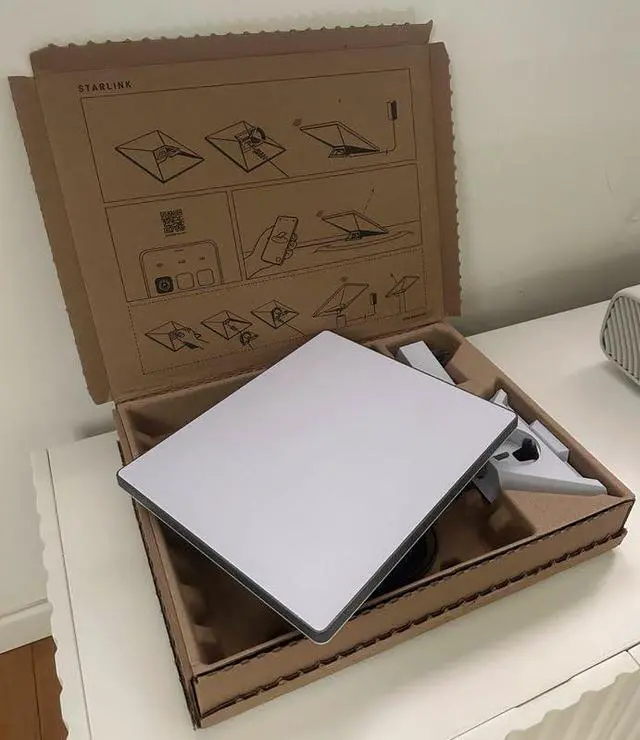 Alt view image 5 of 5 - STARLINK Mini Kit - Compact Dual-Band AC Wi-Fi Router and Satellite Dish System - High-Speed Portable Internet for Remote and Mobile Use - White