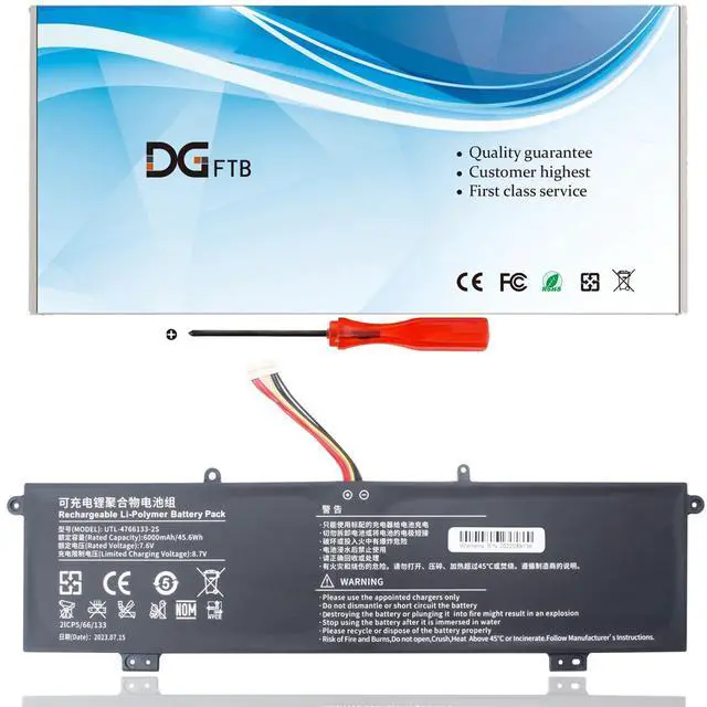 Main image of DGFTB UTL-4766133-2S 4663117-2S2P Laptop Battery for Evolve III Maestro-EBook11 Maestro Evolve 3 with haier Leadpie M1, Greatwall Ditma LP1412 Series 2ICP5/66/133 7.6V 5500mAh/41.8Wh