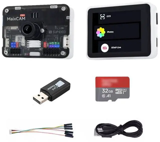Main image of youyeetoo Sipeed MaixCAM Pro AI Development Board, Equipped with a RISC-V 1TOPS NPU and a Vision Camera, enables The Rapid Deployment of AI Vision and Auditory Applications. (SD Card Kit)