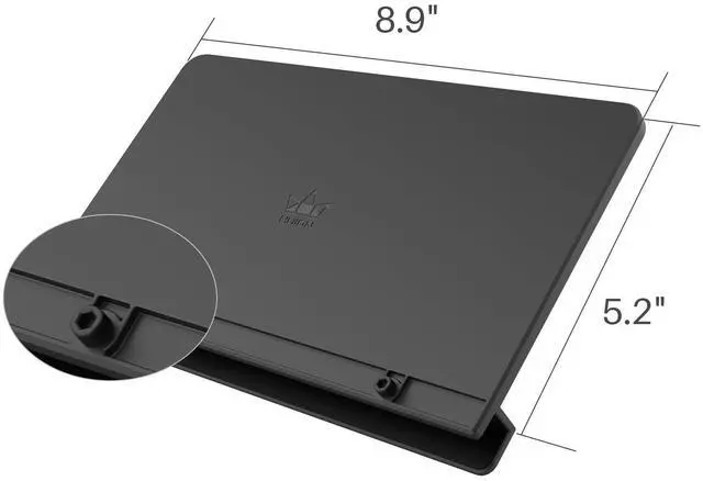 Alt view image 2 of 5 - HUION Keyboard Holder KH01, 8.9 x 5.2 Inch Easy Install Keyboard Stand for Kamvas Pro 24(4K) and Kamvas Pro 27