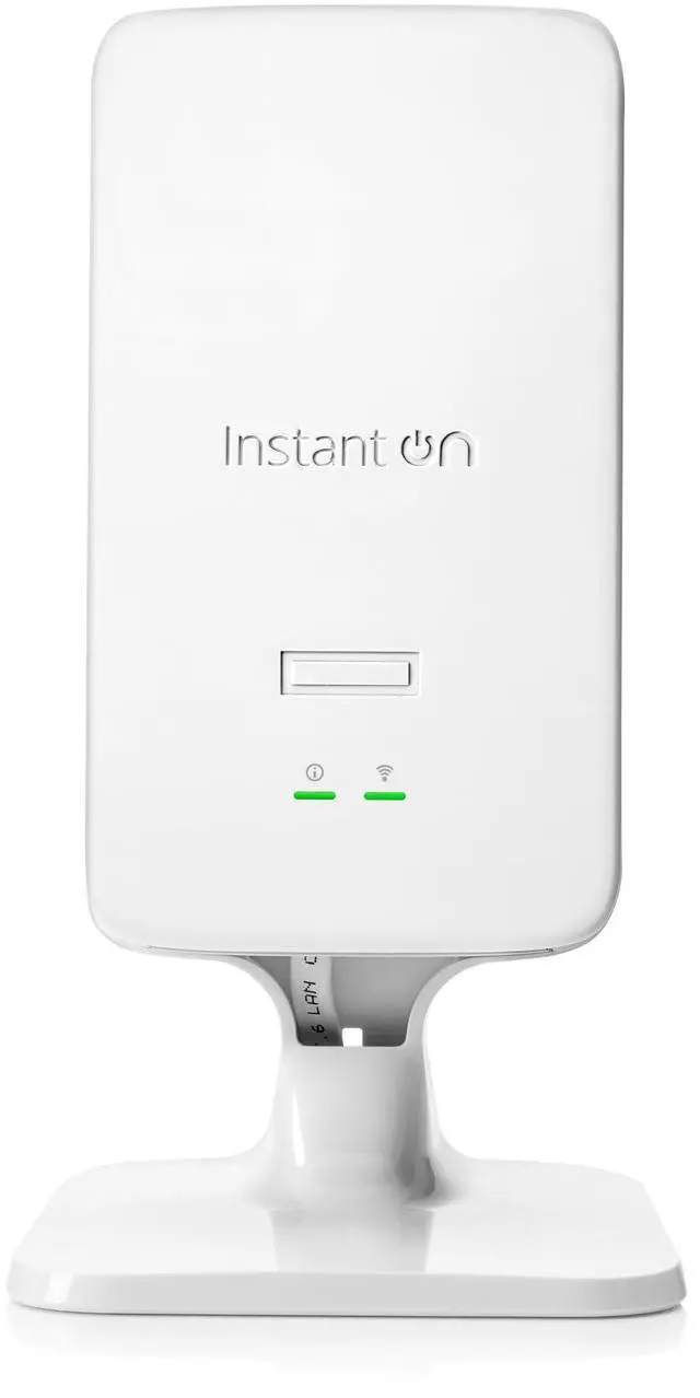 Main image of HPE Networking Instant On Access Point AP22D 2x2 WiFi 6 Indoor Wireless Access Point | Single-Room, Secure, Smart Mesh Support | Power Source NOT Included | US Model (S1U75A)