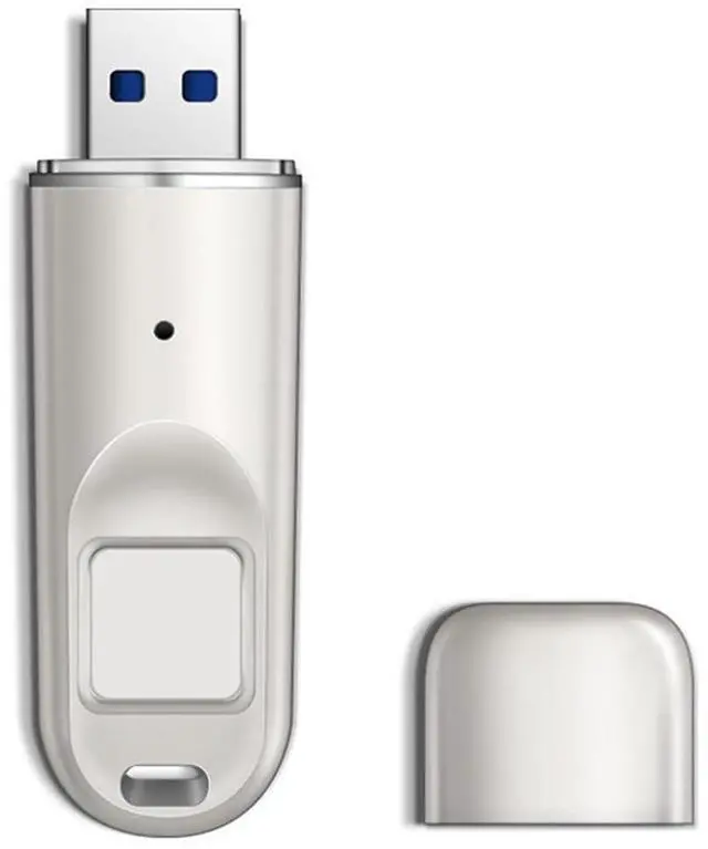 Alt view image 4 of 5 - Swokely USB Flash Drive, Fingerprint Encrypted USB Drive, External Storage Fingerprint, High Speed USB 3.0 Flash, Build-in 8/32/64/128/256G for Secure Data Storage and Transfer, Password, for Laptop