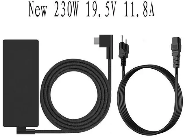 Alt view image 4 of 5 - 230W 19.5V 11.8A RC30-024801 Genuine Charger Fit for Razer Blade 15 14 16 17 RZ09-0248 RTX3060 RTX3070 RTX3080 RTX2070 RTX2080 GTX1060 GTX1070 Blade Pro 17/4K Gaming Laptop Power Adapter