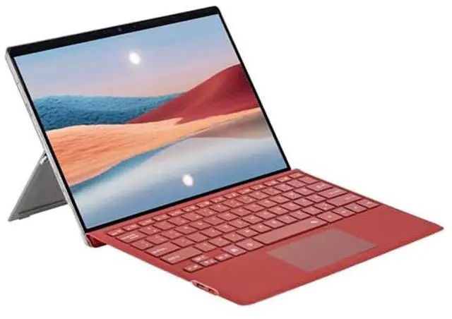 Main image of mobee Type Cover for Microsoft Surface Pro 7+/ Pro 7 / Pro 6 / Pro 5 / Pro 4 / Pro 3, Bluetooch Type Keyboard with Multi-Touch Trackpad, Ultra Silm (Red with Backlit)