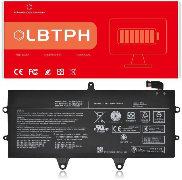 Main image of LBTECH PA5267U-1BRS Battery Replacement for Toshiba Portege X20W-D-10Q X20W-D-11N X20W-D1252 -E-10X -D-14G -E-BTO -D-10R X20W-E 11.4V 44Wh