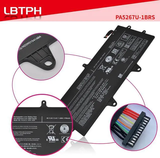 Alt view image 3 of 5 - LBTECH PA5267U-1BRS Battery Replacement for Toshiba Portege X20W-D-10Q X20W-D-11N X20W-D1252 -E-10X -D-14G -E-BTO -D-10R X20W-E 11.4V 44Wh