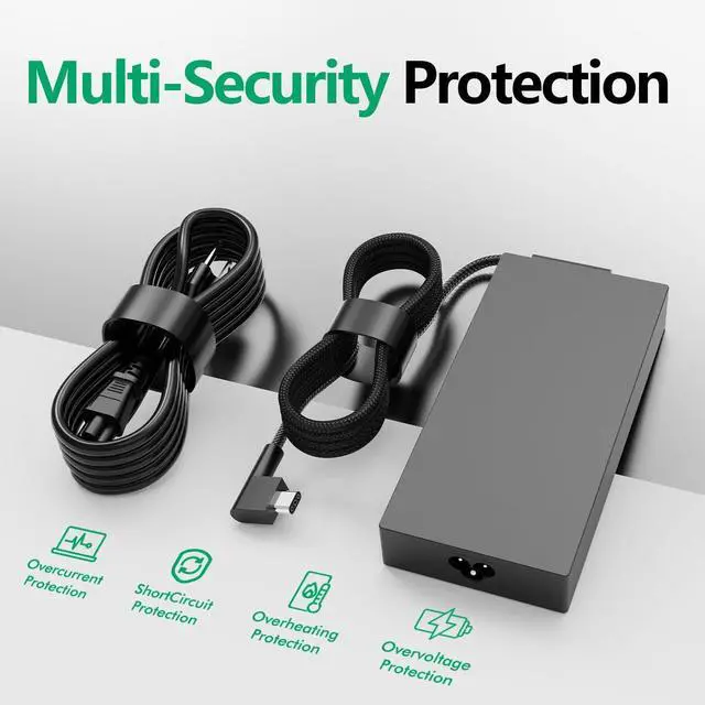 Alt view image 5 of 5 - 230W Portable AC Adapter 19.5V 11.8A for Razer Blade 14 15 16 Pro 17 4K RC30-0248 RZ09-0328 RZ09-0369 Laptop Charger Power Supply Cord