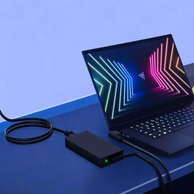 Alt view image 4 of 5 - 230W Portable AC Adapter 19.5V 11.8A for Razer Blade 14 15 16 Pro 17 4K RC30-0248 RZ09-0328 RZ09-0369 Laptop Charger Power Supply Cord