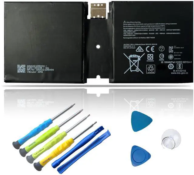 Main image of BOWEIRUI DYNU01 G16TA047H Battery Replacement for Microsoft Surface Go 2 1901 1926 Tablet Series DYNU01 G16TA047H Battery 7.66V 26.81Wh