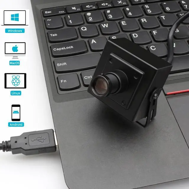 Alt view image 4 of 5 - SVPRO 12MP USB Camera Module 4K 30fps Narrow Field of View Industrial Camera 1080P 120fps High Speed Camera with M12 Lens,UVC Computer Camera Lightburn Laser Camera for Linux,Windows,Android,Mac OS