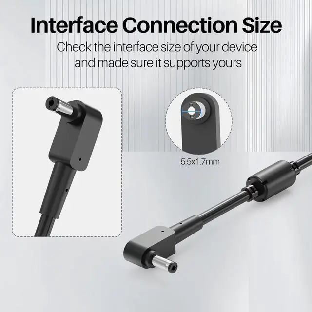 Alt view image 2 of 5 - 230W AC Charger Compatible with Acer Nitro Series Laptop Power Supply Adapter