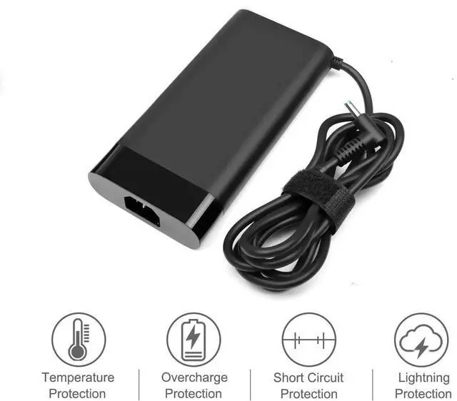 Alt view image 3 of 4 - FUNPOWER 200W 19.5V 10.3A AC Adapter Compatible with HP ZBook 15 17 G4 G5 G6 Series Pavilion Gaming 15 16 17 HP LC195770 0
