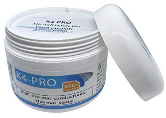 Main image of K4-PRO 500g high Thermal Conductivity Thermal Paste K 4,6 W/m.K for Computer heatsinks Ideal for laptops and Apple iMac, CSGR