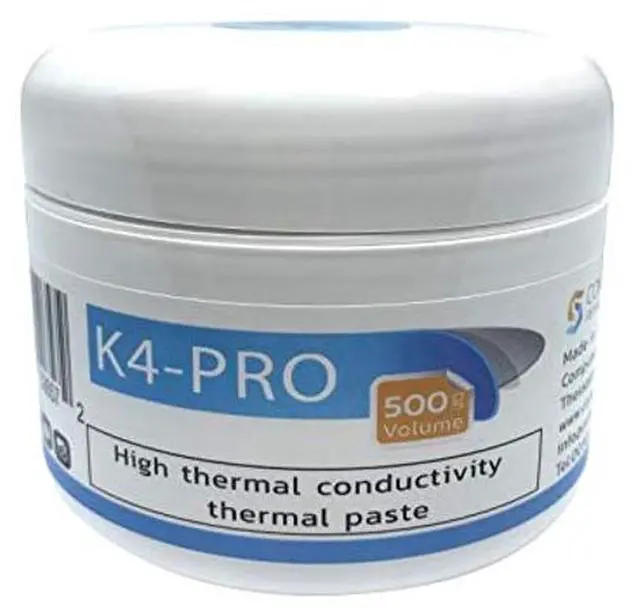 Alt view image 4 of 5 - K4-PRO 500g high Thermal Conductivity Thermal Paste K 4,6 W/m.K for Computer heatsinks Ideal for laptops and Apple iMac, CSGR