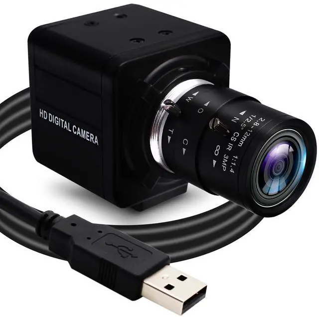 Main image of SVPRO USB 1080P 60fps High Speed 260fps@360P,120fps@720P Industrial Video Camera with 2.8-12mm Zoom Lens, Manual Focus Close-up Camera for Windows, Linux, MacOS, Android