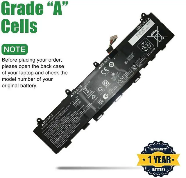 Alt view image 3 of 5 - JIAZIJIA CC03XL L78555-005 Laptop Battery Replacement for Hp EliteBook 830 835 G7 G8 Series HSTNN-DB9Q L77608-2C2 11.55V 53Wh