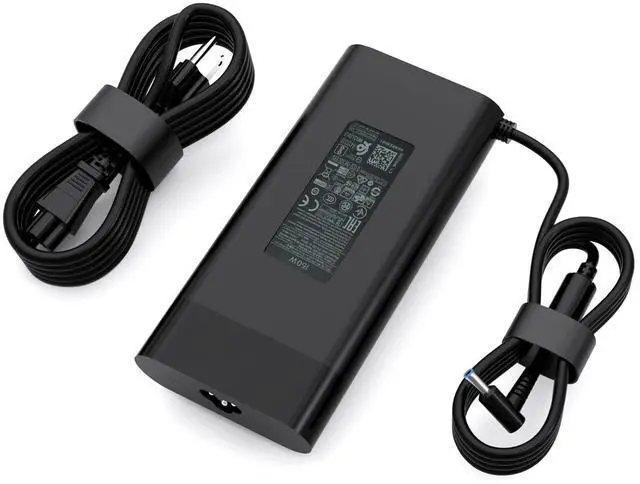 Main image of 150W 7.7A AC Adapter Charger Fit for HP Pavilion Gaming 15 17 Laptop, Zbook 15 G3 G4 G5 G6, OMEN 15 17, TPN-DA03, TPN-DA09, 775626-003 Laptop Power Supply Cord