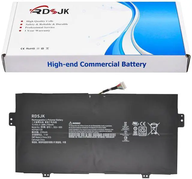 Main image of SQU-1605 SQU1605 Laptop Battery for Acer Spin 7 SP714-51 SF713-51 Swift 7 S7-371 SF713 SF713-51 SP714-51-M09D SP714-51-M61T SF713-51-M51W SF713-51-M90J SF713-51-M9FS Series KT0040B001 15.4V 41.58Wh