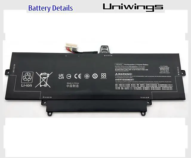 Alt view image 2 of 5 - Uniwings HK04XL Laptop Battery Compatible with HP EliteBook x360 1030 G7 G8 EliteBook x360 1040 G7 G8 Series L82391-006 L82391-007 HSTNN-IB9H L79376-1B1 L79376-1B2 HK04054XL L82391-005 HKO4XL