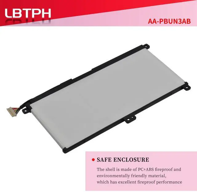Alt view image 4 of 5 - LBTECH AA-PBUN3AB AA-PBUN3QB Compatible Laptop Battery Replacement for Samsung Notebook 5 NP550XTA-K0 NP550XTA-K01US NP530E5M NP740U NP740U3L NP740U5L NP730QAA Odyssey NP800G5M Series 11.4V 43Wh