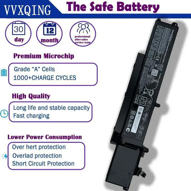 Alt view image 3 of 5 - VS08XL Laptop Battery Compatible with HP ZBook Fury 16 G9 Mobile Workstation/ZBook Fury 16 G10 Mobile Workstation/Fury 16 G11 Mobile Workstation Series TPN-IB0N TPN-DB1F 95Wh M85951-271 M86087-001