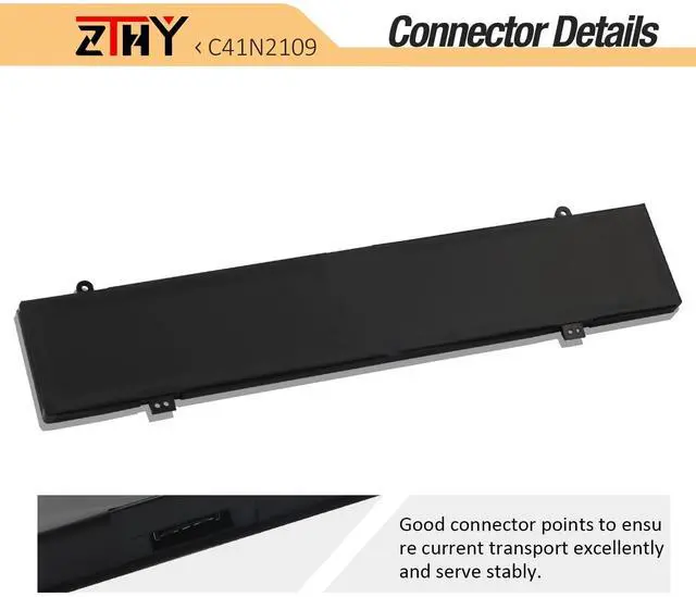Alt view image 4 of 5 - 90Wh C41N2109 Battery Replacement for ASUS Rog Flow X16 GV601RE GV601RW GV601RM GV601VI Strix G16 G614J G614JV Strix G18 G814J G814JI SCAR 16 G634JY G634JZ 18 G834JY G834JZ Zephyrus G16 M16 GU604VZ