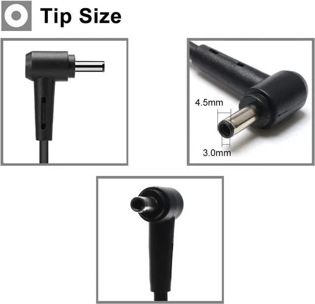 Alt view image 2 of 2 - 90W Charger for Asus Vivobook 15 15X OLED D1502 M1502 D1503 X1503 M1503 M1502I D1503I X1503Z M1503Q D1502IA M1502IA D1503IA X1503ZA M1503QA Laptop Power Supply Adapter Cord