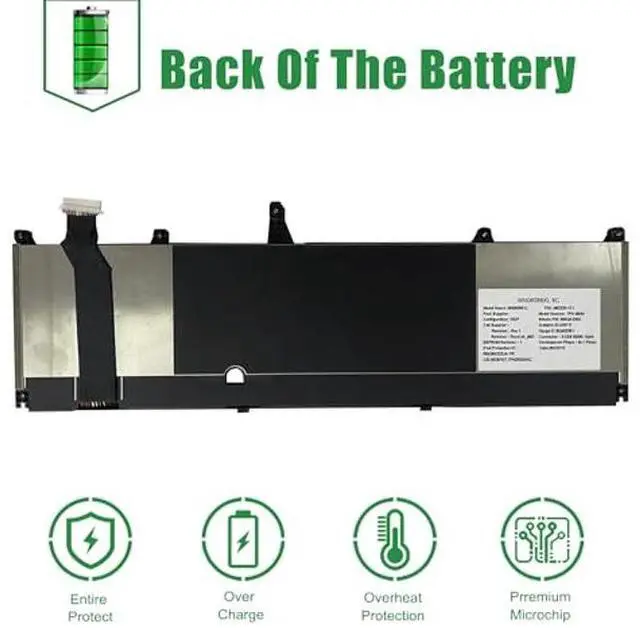 Alt view image 5 of 5 - JIAZIJIA MN06XL Laptop Battery Replacement for Hp Zbook Studio 16 G9 G10 G11 Mobile Workstation Series Notebook M82230-005 M82220-1C1 TPN-DB1B M82220-2C1 Black 11.58V 86Wh 7130mAh