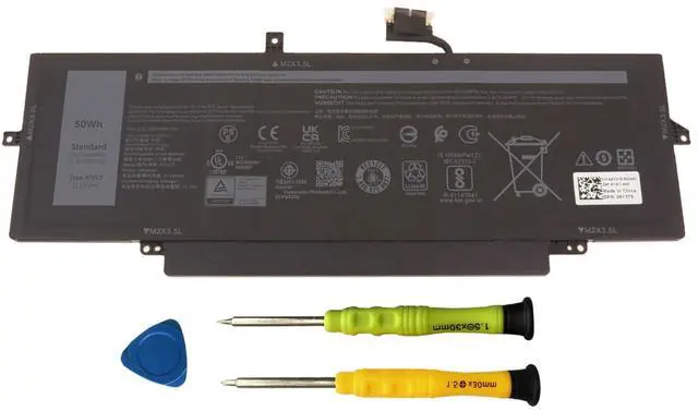 Main image of AOMKA 47XV3 Laptop Battery Replacement for Dell Latitude 9330 2-in-1 Latitude 9330 Series Notebook 047XV3 05Y3T9 0GK1M0 11.55V 50Wh 4113mAh