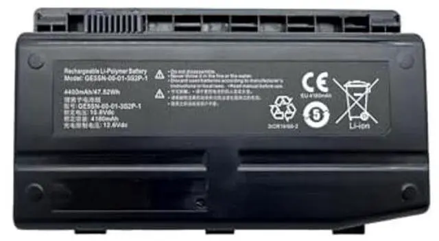 Alt view image 2 of 5 - Uniwings 9 Pin GE5SN-00-01-3S2P-1 Laptop Battery Replacement for MECHREVO X7Ti X7Ti-s X6Ti-s F117-F2K F117-F1K T1TI-781SN3 Series