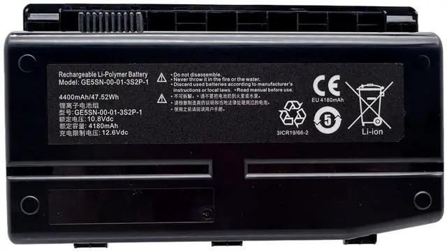 Main image of Uniwings 9 Pin GE5SN-00-01-3S2P-1 Laptop Battery Replacement for MECHREVO X7Ti X7Ti-s X6Ti-s F117-F2K F117-F1K T1TI-781SN3 Series