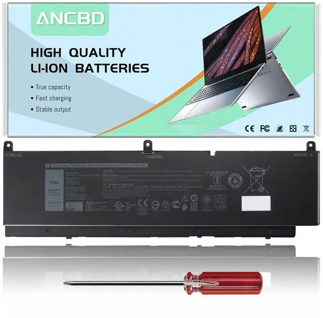 Main image of ANCBD C903V Laptop Battery Compatible with Dell Precision 7550 7560 7750 7760 Series C903V 17C06 068N03 PKWVM 453-BBCP 0447VR 447VR 0CR72X CR72X 3ICP4/60/81-2 11.4V 68Wh/5667mAh
