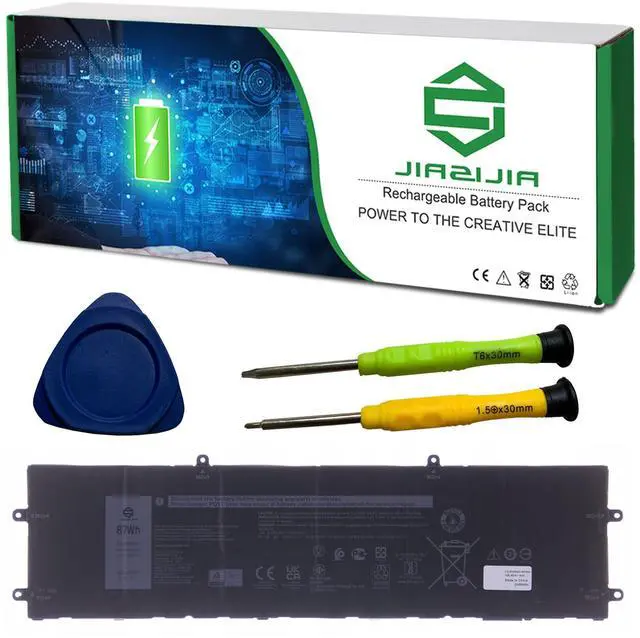 Main image of JIAZIJIA DWVRR Laptop Battery Replacement for Alienware X15 X17 R1 R2 Inspiron 16 7620 2-in-1 Series Notebook 0NR6MH NR6MH Black 11.4V 87Wh 7250mAh