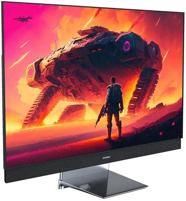 Alt view image 3 of 5 - INNOCN 43 Inch Ultrawide Monitor Gaming 4K 144Hz PC Computer Desktop Larger Monitor, HDR400, FreeSync Premium, Built-in Stereo Speakers, DisplayPort, HDMI, Height Adjustable, Black