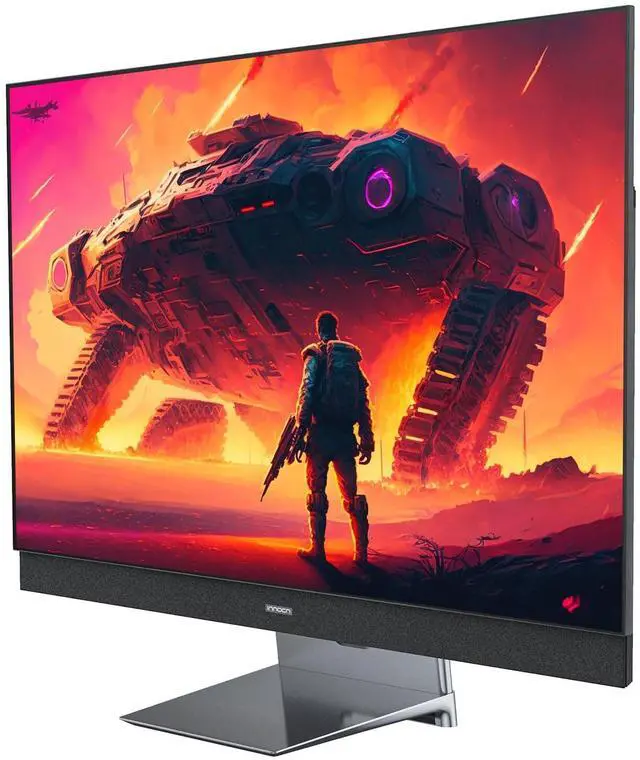 Alt view image 4 of 5 - INNOCN 43 Inch Ultrawide Monitor Gaming 4K 144Hz PC Computer Desktop Larger Monitor, HDR400, FreeSync Premium, Built-in Stereo Speakers, DisplayPort, HDMI, Height Adjustable, Black