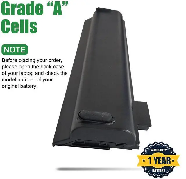 Alt view image 4 of 5 - JIAZIJIA 01AV427 SB10K97584 61++ Laptop Battery Replacement for Lenovo ThinkPad T470 P51S P52S T480 T570 T580 TP25 A475 A485 Series Notebook 4X50M08812 01AV428 01AV492 SB10K97585 10.8V 72Wh 6600mAh