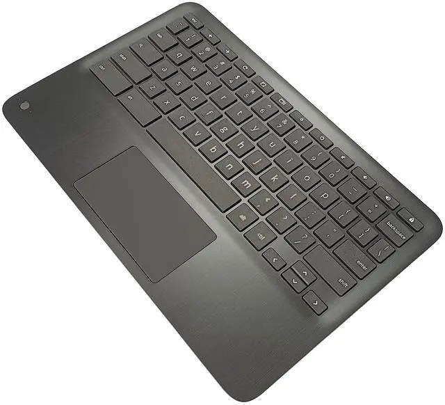 Alt view image 4 of 5 - Replacement for HP Chromebook x360 G3 EE 11 Laptop Upper Top Cover Case Palmrest Keyboard Touchpad Assembly Part Non-WFC L92214-001