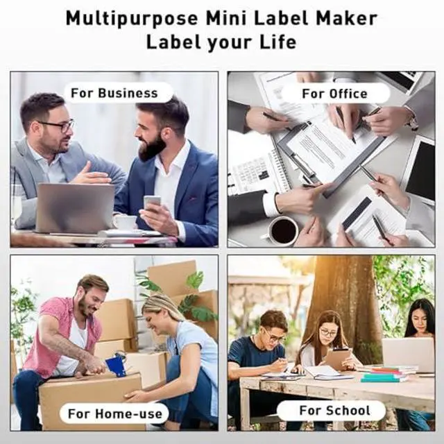 Alt view image 4 of 5 - KAYSION The SK20 Bluetooth Thermal Label Printer is Lightweight, Easy to Carry. Shipping Label Printer Wireless Small Business Needs no Ink cartridges, Compatible with iPhone, Android(Black)