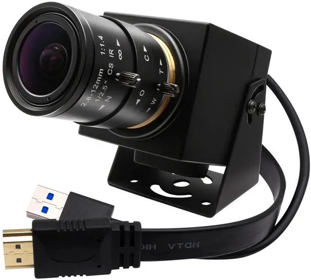 Main image of SVPRO 4K 60fps HDMI USB Zoom Camera USB3.0 Manual Focus Webcam with 2.8-12mm Optical Zoom Lens,Zoom in and Out HD Industrial Camera H.264 60fps 4K Streaming Camera for PC,Raspberry Pi,TV,Monitor
