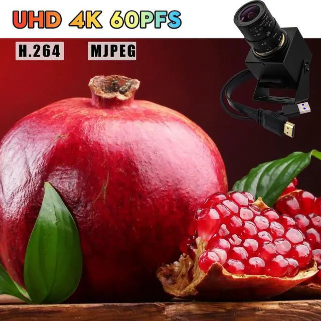 Alt view image 2 of 5 - SVPRO 4K 60fps HDMI USB Zoom Camera USB3.0 Manual Focus Webcam with 2.8-12mm Optical Zoom Lens,Zoom in and Out HD Industrial Camera H.264 60fps 4K Streaming Camera for PC,Raspberry Pi,TV,Monitor