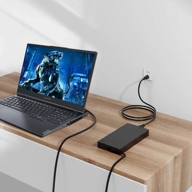 Alt view image 4 of 5 - 330W Portable GaN AC Adapter 20V 16.5A for Lenovo Legion 9 7 pro 7i 5i 5 Y900 Y700 RTX4080 RTX4090 Yoga AIO 7 ADL330SDC3A GX21M50608 Laptop Charger Power Supply Cord